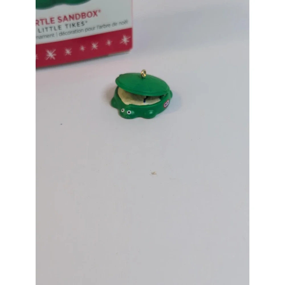 Hallmark 2016 Little Tikes Turtle Sandbox Miniature Ornament‎